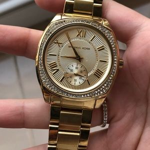 Michael Kors Byrn Gold Tone Watch